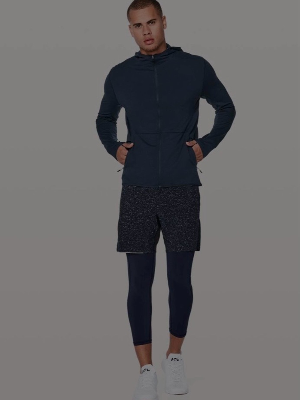 Lululemon Surge Warm Full Zip
 Navy